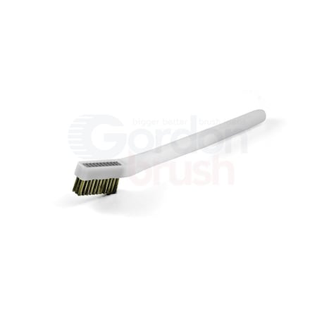 Gordon Brush 3 x 11 Row 0.003 SS Bristle and Acetal Handle Scratch Brush, PK12 33SSDG-12